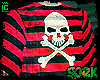 shirt printed skull y2k