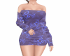 Lilac & Blue Swirl Dress
