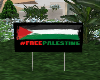 Free Palestine Yard Sign