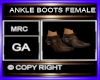 ANKLE BOOTS FEMALE