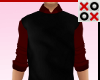 Sweater Vest/Red Shirt