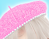 Boina pink kawaii