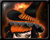 Witch Hat : Black/Orange