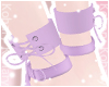 Ko ll Lace Anklets Lilac