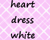 [PT] heart dress white