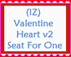 Heart Seat For One Red