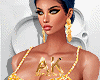 Golden Cocktail Dress
