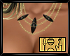 Onyx/Gold Necklace