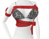 Red Split Top