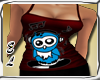 DJ Owl red Top