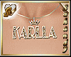 "S" KARLA GOLD NECKLACE