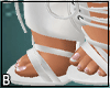 White Side Tie Boots
