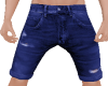 Blue casual shorts