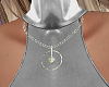Silver Poppy necklace