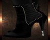 Black Studded Ankle Boot