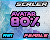 ^ Scaler Avatar 80% F