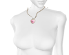 CC Pink Resin Pendant
