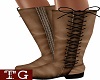 Brown Lace Up Boots