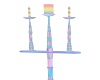 blue/pink unity candle
