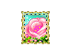 Animated Pink Rose Stamp