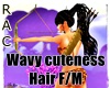 Wavy black Hair F/M
