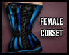 Blue corset