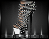   Striped heels