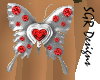 Silver Ruby Butterfly