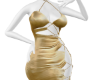 Gold String Dress