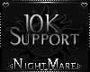 10k Support Sticker