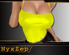! SEXY YELLOW SILKY TOP