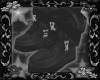 {M}Black shoes skullz*M*