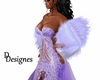 Holagraphic Fur Wrap