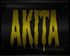 Akita's Collar Yellow