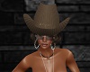 Light Brown Cowgirl Hat