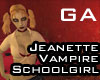 Jeanette Vampire top -GA