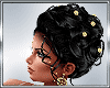 Gold / Black Bridal Hair
