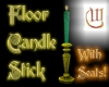 Floor Candle Stick Green