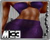 [M33]club skirt \purple