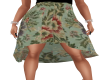 *PRN*Sage Floral Skirt
