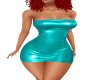 Teal Leather Mini