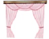 Pink Silk Drapes