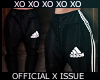 X♥O. Adidas Joggers.