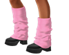 fall pink socks&boots