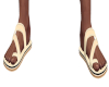 Zion Cream Sandals