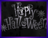 Halloweeny Purple H Sign