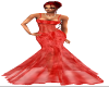 BL Red Sheer Dress