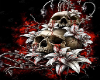 Skulls background