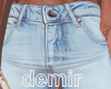 [D] Terry blue jeans