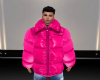 M down jacket pink